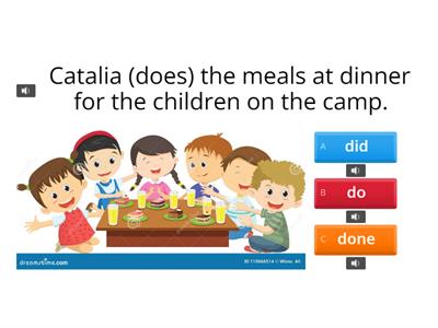 Irregular Past Tense words. 