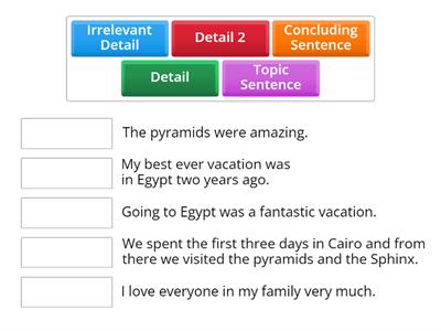 Paragraph Outline