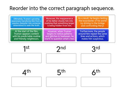 Analytical Paragraph Unjumble 2 
