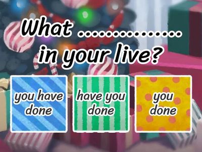 present perfect tense 7b