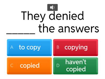 Verbs followed by gerund or infinitive