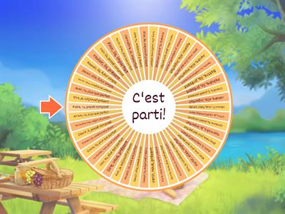 Roue de la conjugaison