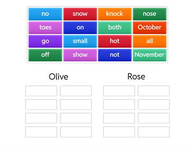 Olive Rose Sort