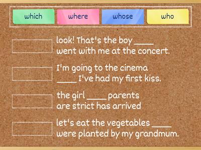 defining relatives clauses