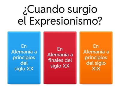 El expresionismo 