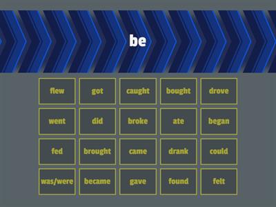 5 КЛАСС - Неправильные глаголы 1