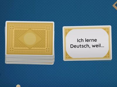 deshalb/weil/denn - Sätze ergänzen