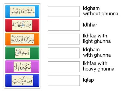 Rules of Noon-Sakinah and Tanween (1)