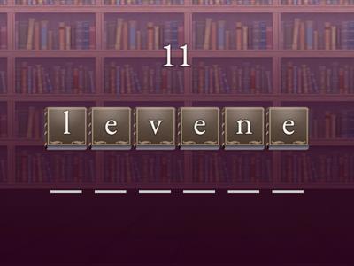 Numbers to 20 - Spelling