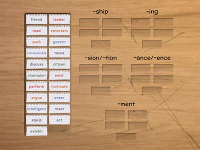 Noun suffixes