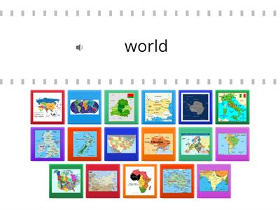 5 Form. Unit 8. Contries and continents. Lesson 1. Vocabulary matching.