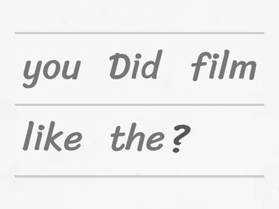 Past Simple Questions 