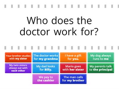 Who questions complement