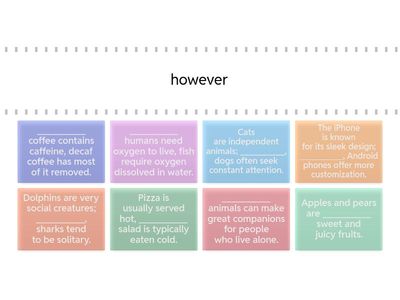 Vocabulary Transitions for Compare and Contrast 