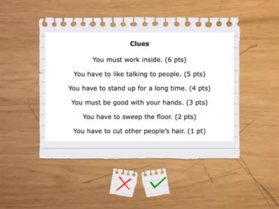 Jobs Descriptions(modals of obligation)