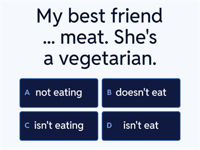 Present Simple and Present Continuous