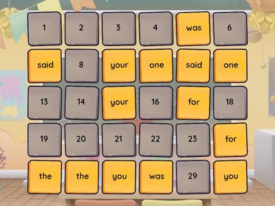 Match the Trick Words