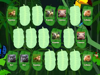 Мемо "Животные"