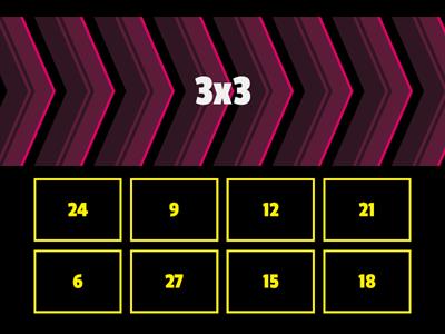 3 times table