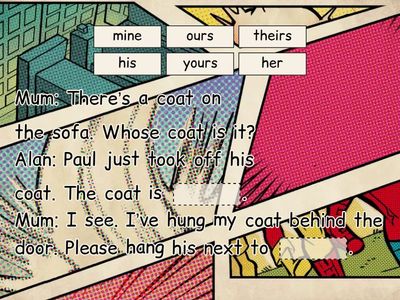 5B Possessive pronouns