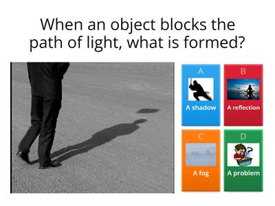 Grade 4 - Light and Shadow Quiz