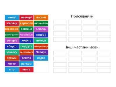 Впізнаємо прислівник