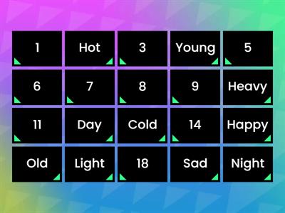 UK Entry Level 3 Antonyms