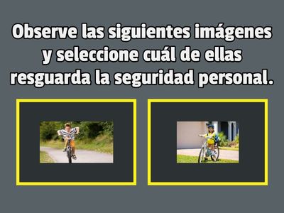 La seguridad personal y la seguridad vial en espacios rurales y urbanos de mi cantón. 