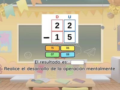 Restas de 2 dígitos