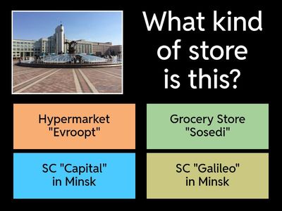 Shops in Belarus/Britain