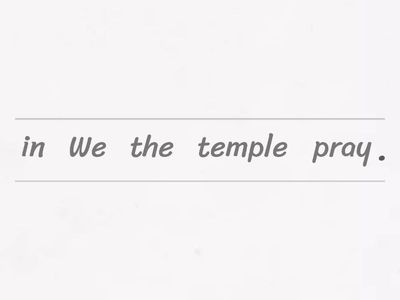 Grammar Practice - SVO