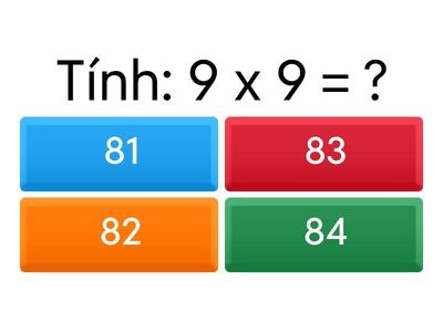 ÔN TẬP BẢNG NHÂN, BẢNG CHIA