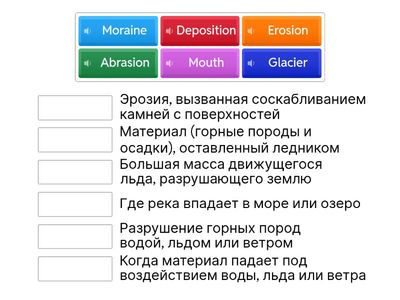 Geography 2nd Years Erosion Russian