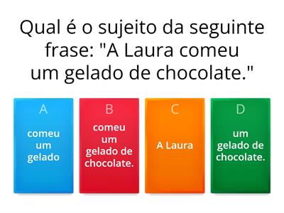 Funções sintáticas: sujeito e predicado