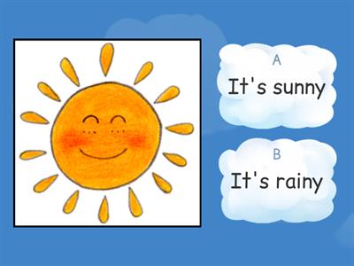 Oxford Show and tell 2. Unit 4. Weather quiz