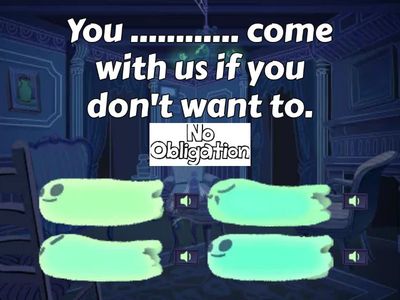 MODALS: Have to / Must / Should