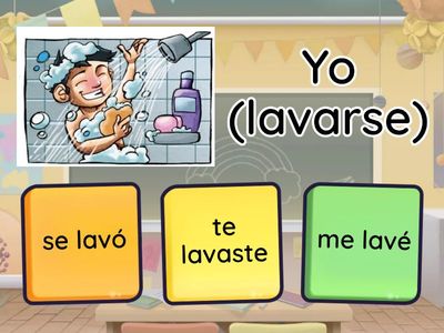 Preterite Reflexive verbs - Spanish