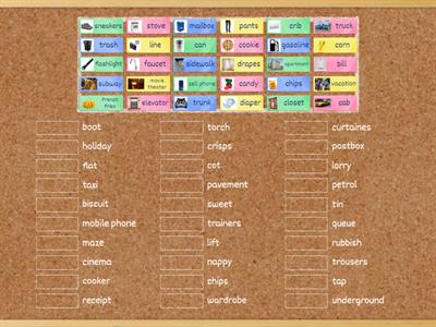  American English vs. British English