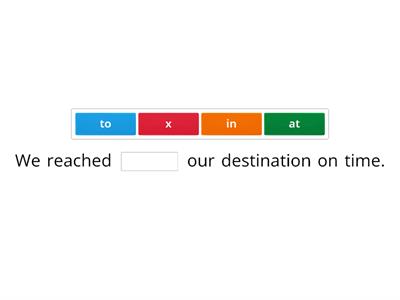 FCE prepositions