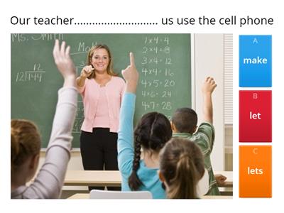 Let / be allowed / make