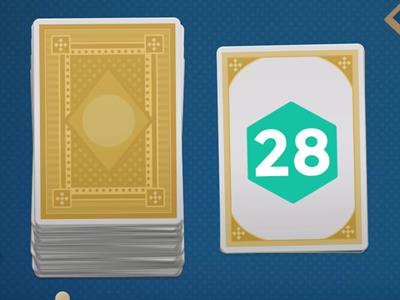 Numbers 0 - 31 - Cards