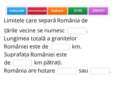 România - Așezare, limite, vecini-pentru recuperarea pierderilor în învățare