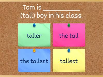 Superlative- so sánh nhất 