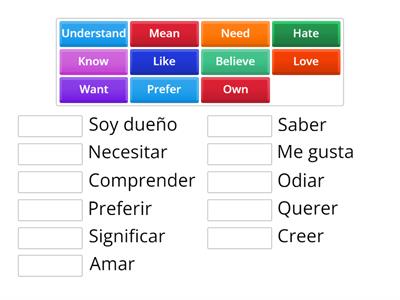 State verbs match up
