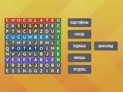 Английский, еда, 4 класс