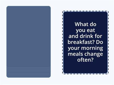 Daily routine speaking 