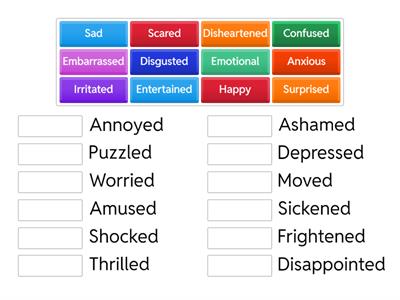 -ed and -ing adjectives