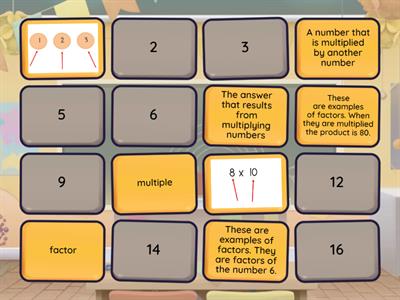 Multiples and Factors