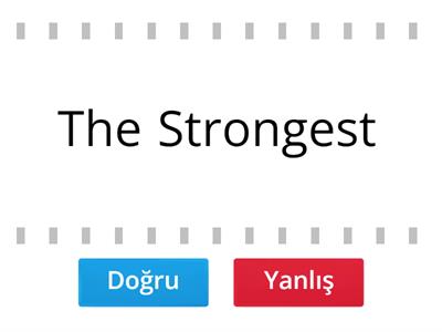 Comparative and Superlative adjectives