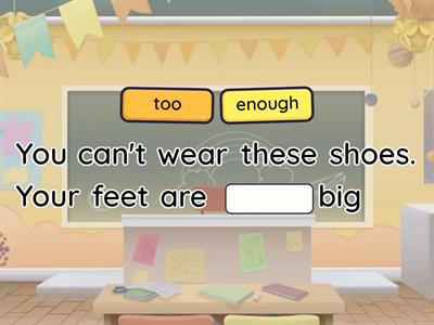 too/ enough/ as..as 